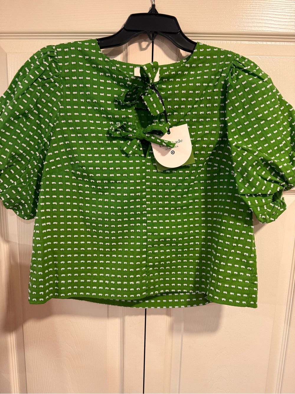 Kate Spade for Target Green Mini Dot Bow Top